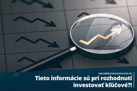 informácie pre investorov